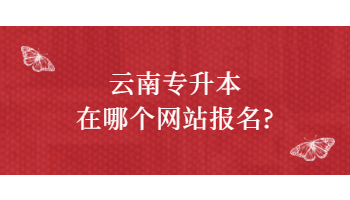 云南專升本在哪個(gè)網(wǎng)站報(bào)名?