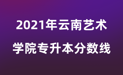 2021年云南藝術(shù)學院專升本分數(shù)線.png