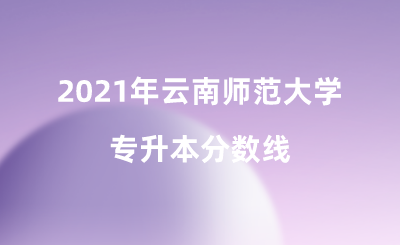 2021年云南師范大學(xué)專升本分?jǐn)?shù)線.png