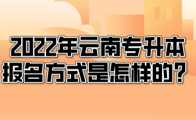 2022年云南專升本報(bào)名方式是怎樣的？.png