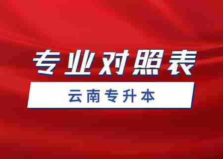 2024云南經(jīng)濟管理學(xué)院專升本專業(yè)對照表是什么？.jpg