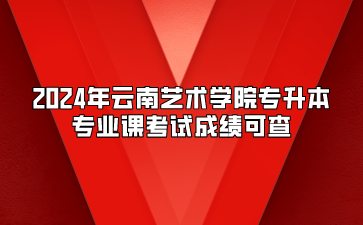 2024年云南藝術(shù)學(xué)院專升本專業(yè)課考試成績公示